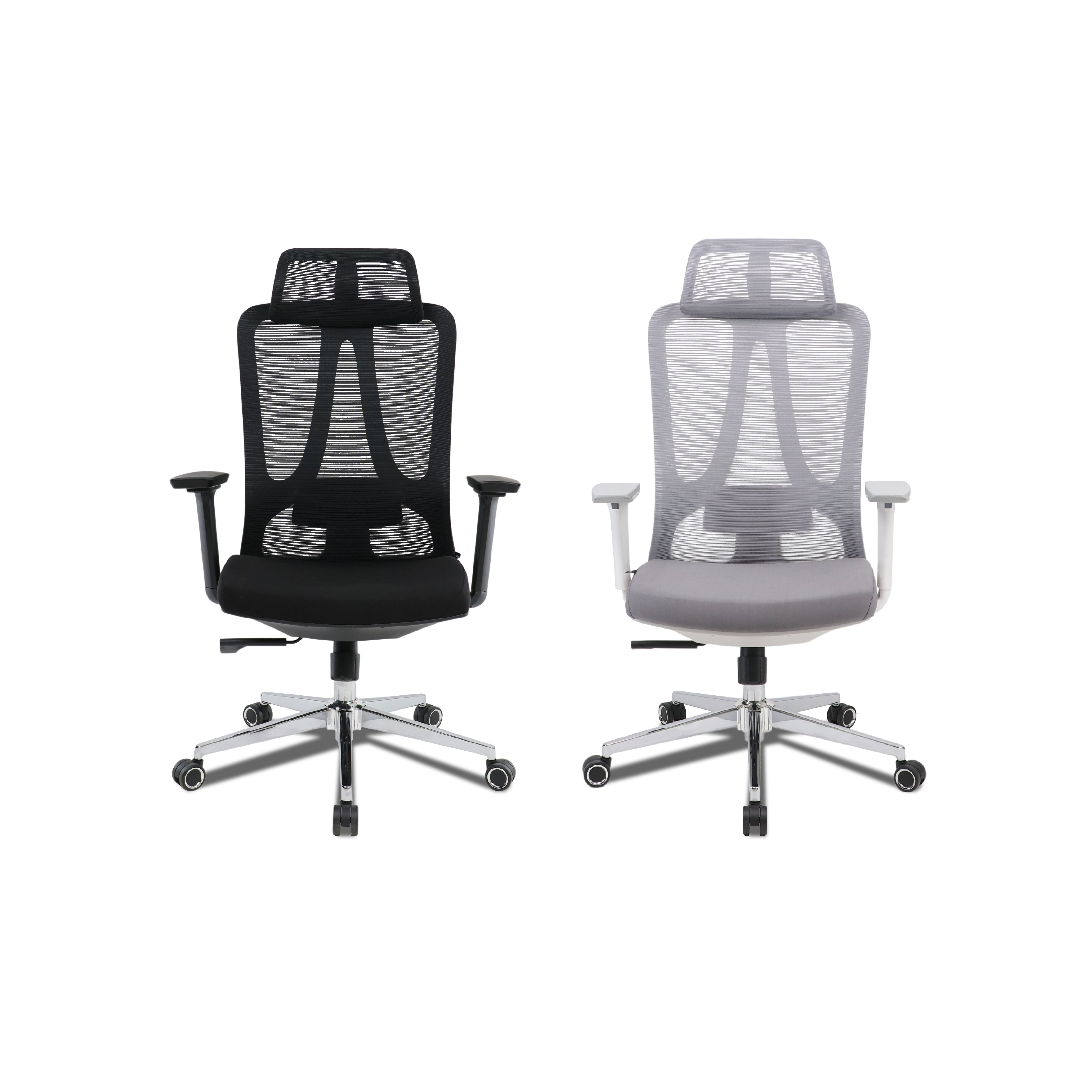 Nc4 Black And White Ergonomic Chair Rexus Ergonomic Office Chair