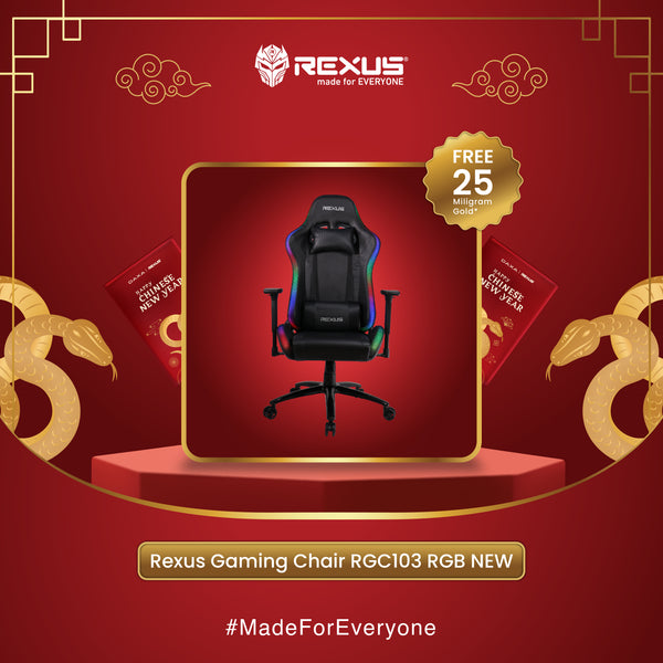 Rexus Gaming Chair RGC103 RGB 3D