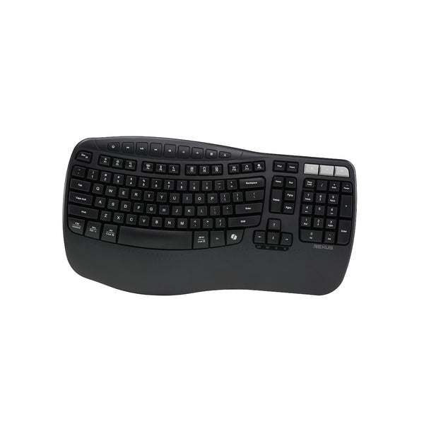 Rexus Ercho KL280 Keyboard Wireless Ergonomic with AI Shortcut Key - Mac & Windows Mode
