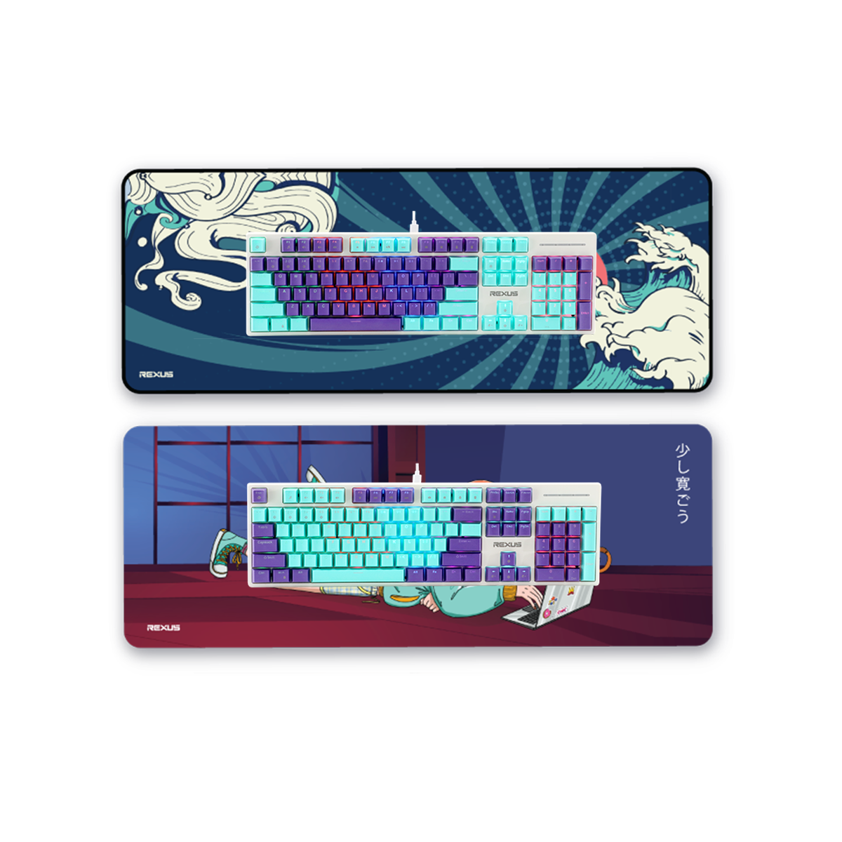 Rexus Keyboard Mousepad AYAKA Series Full Size