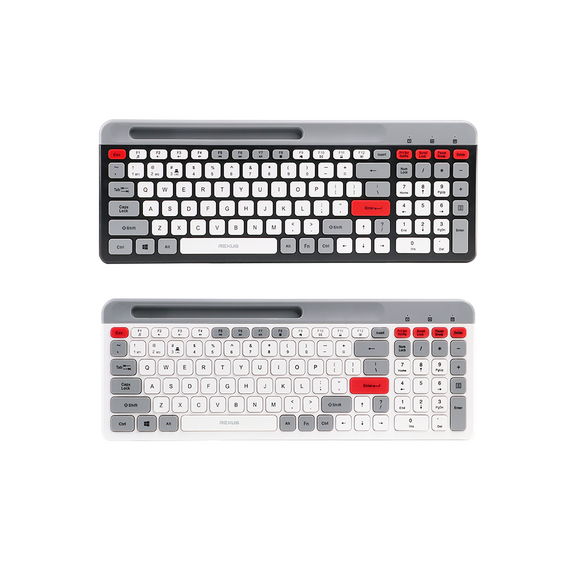 Computer Keyboard Dual Key Rexus Keyboard Dual Connection Mosaic KB02