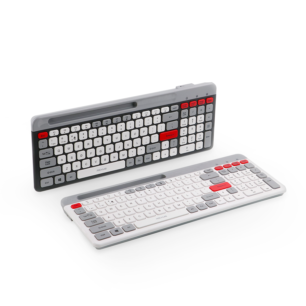 Computer Keyboard Dual Key Rexus Keyboard Dual Connection Mosaic KB02