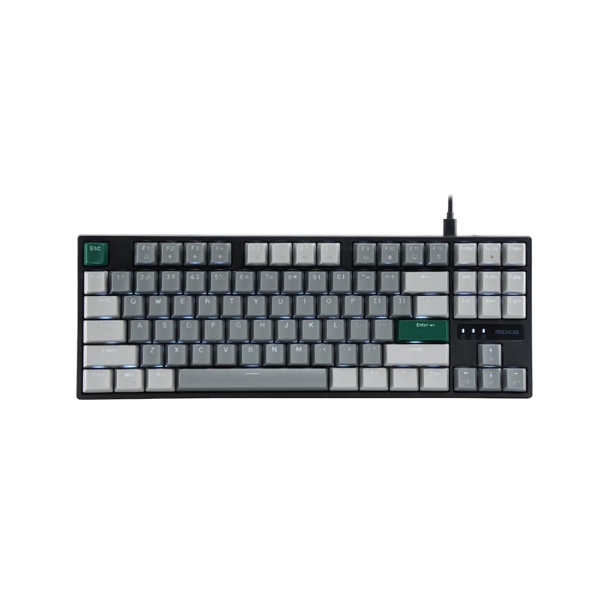 Rexus Heroic KX4 Keyboard Gaming Mechanical TKL Layout - Hotswap Switc