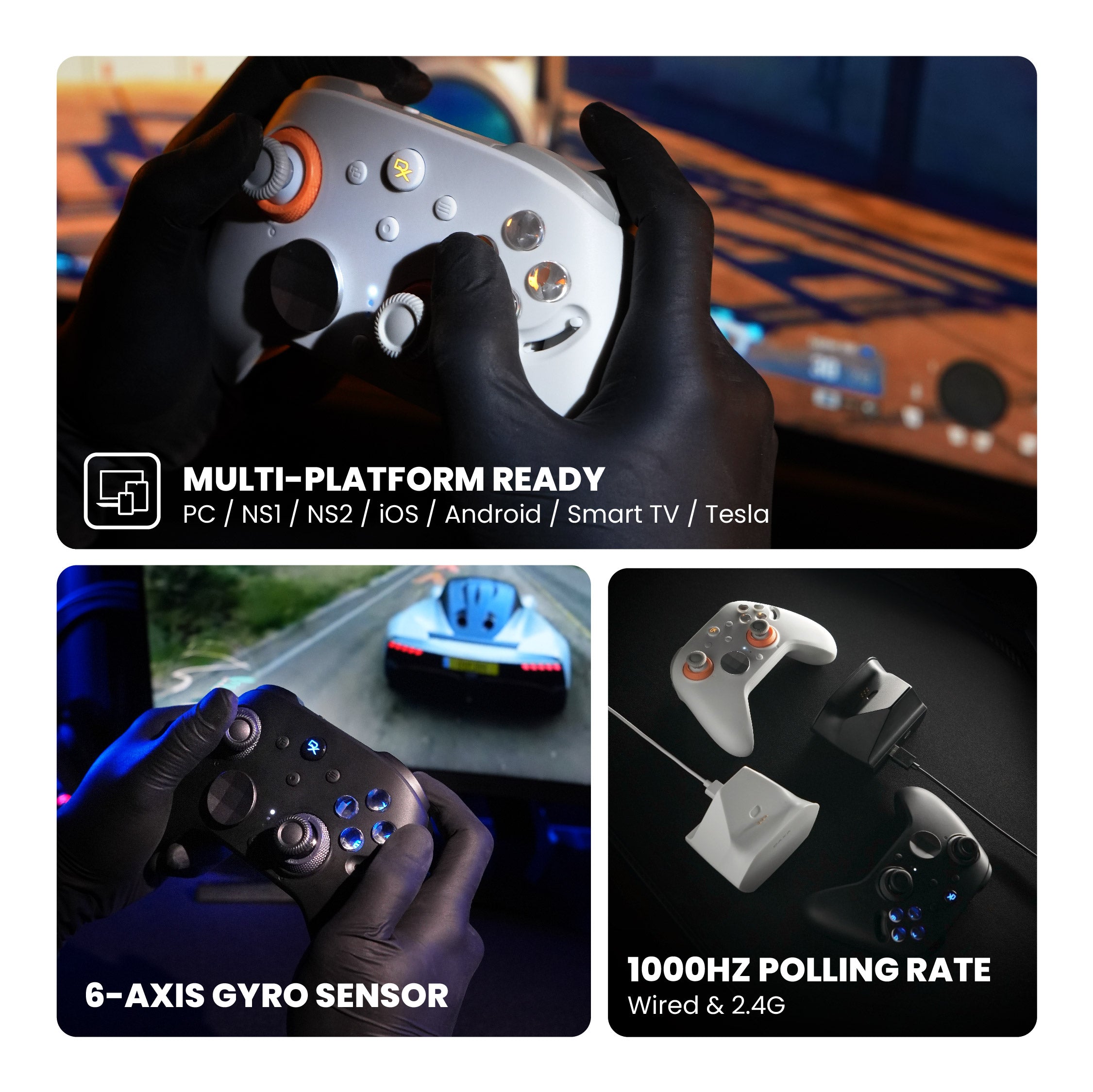 Rexus Daxa Ezoth AX10 Gamepad Wireless Gaming Controller - Adjustable