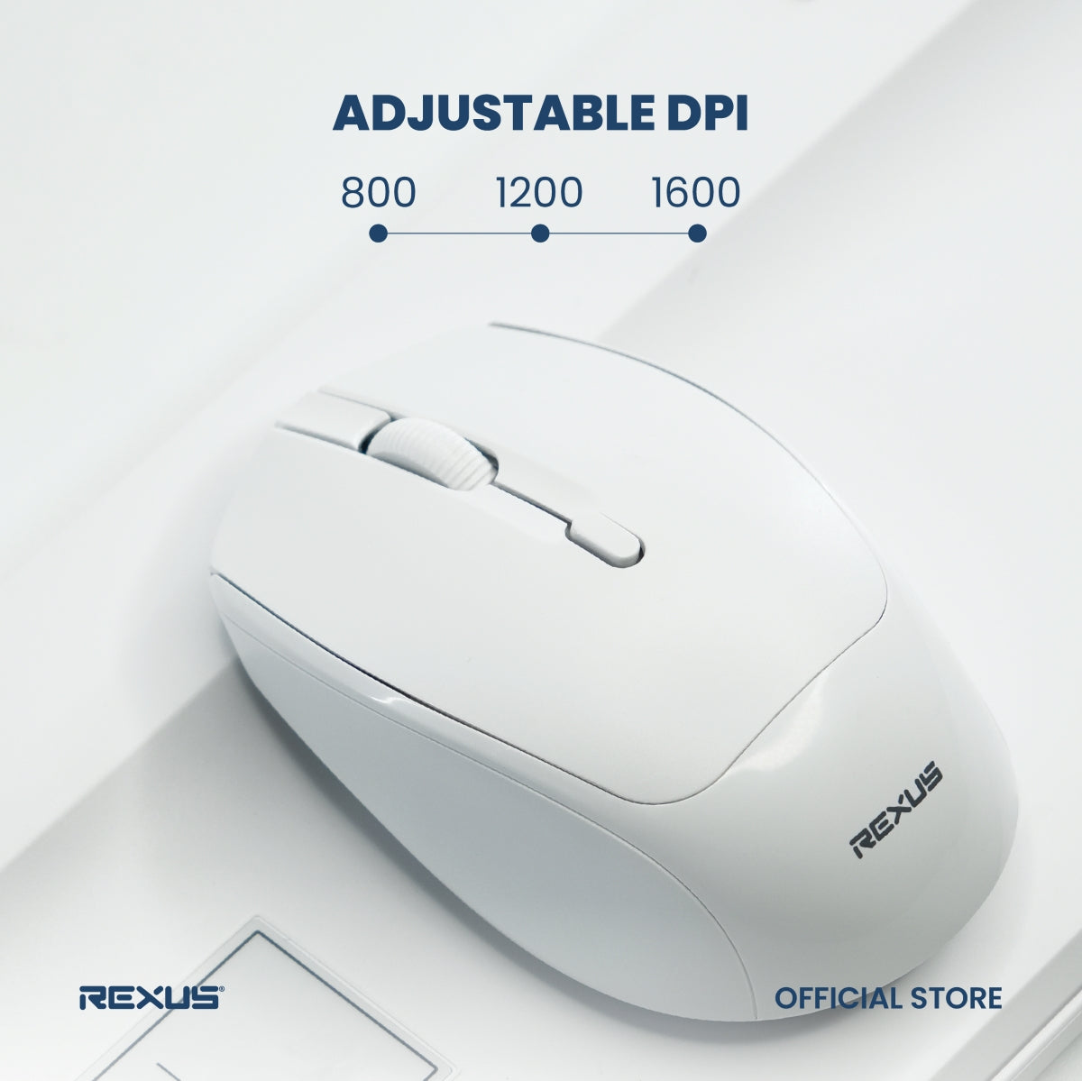 Rexus Keyboard Mouse Wireless KM8 Combo
