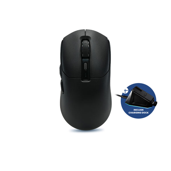 Rexus ShagaX RX130 Mouse Gaming Wireless Tri Mode Connection PAW3311 - Include Charging Dock