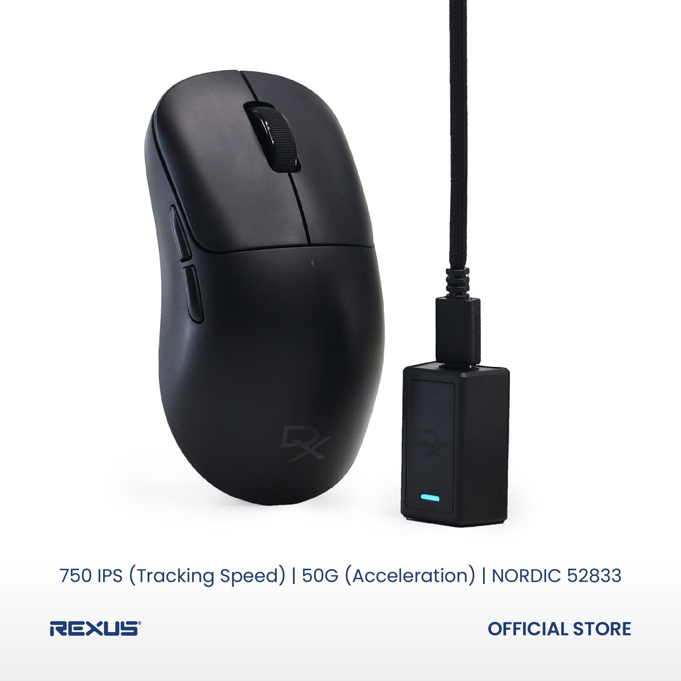 Rexus Mouse Gaming Daxa Air V / DX-V9 Triple Connection PAW3950