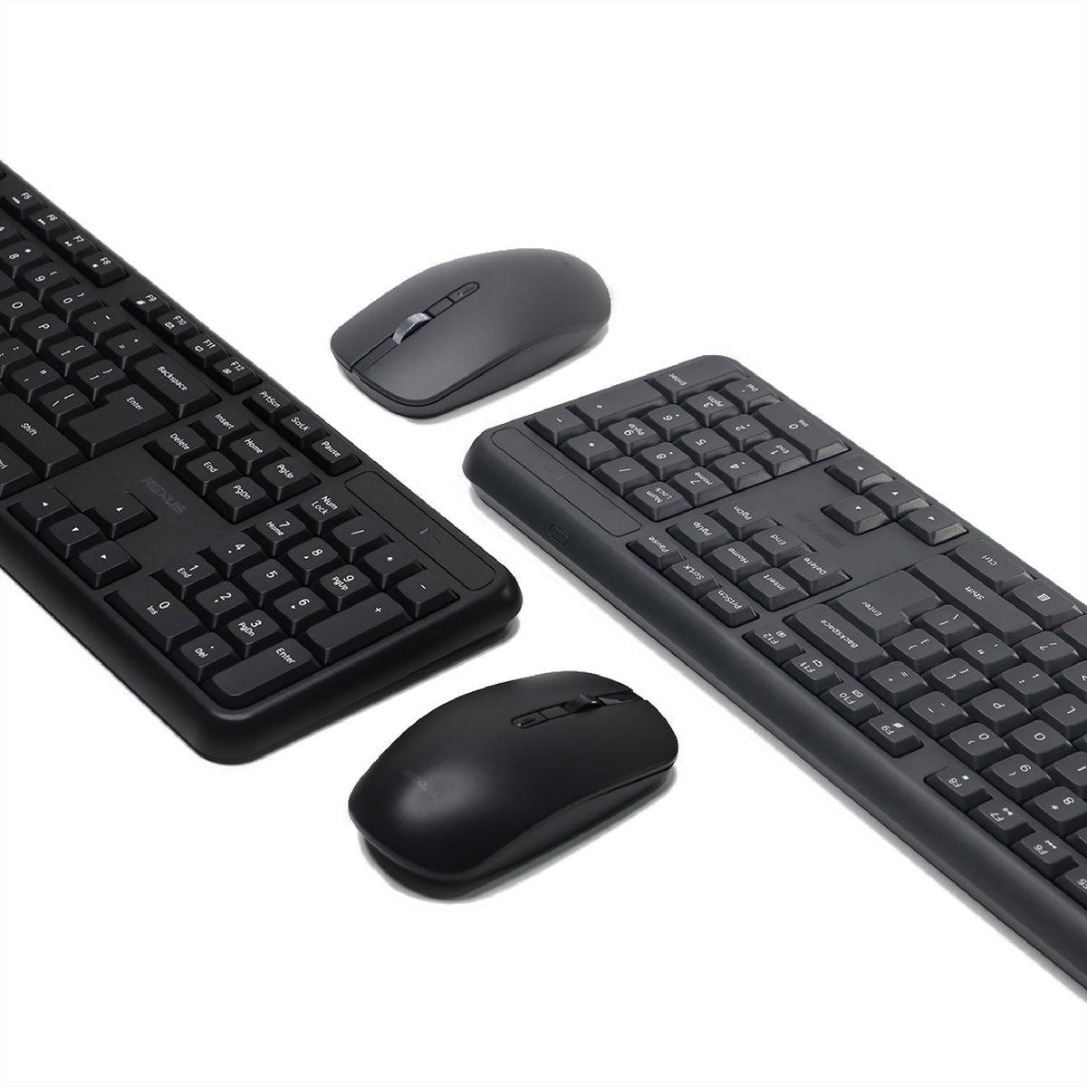 Rexus KM12 Combo Office 2in1 - Keyboard & Mouse Wireless Silent