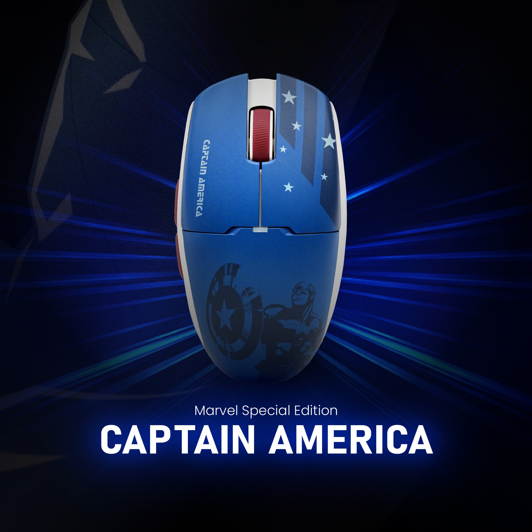 Rexus RIVA RX-120 Marvel Edition - Mouse Gaming Wireless Lightweight P