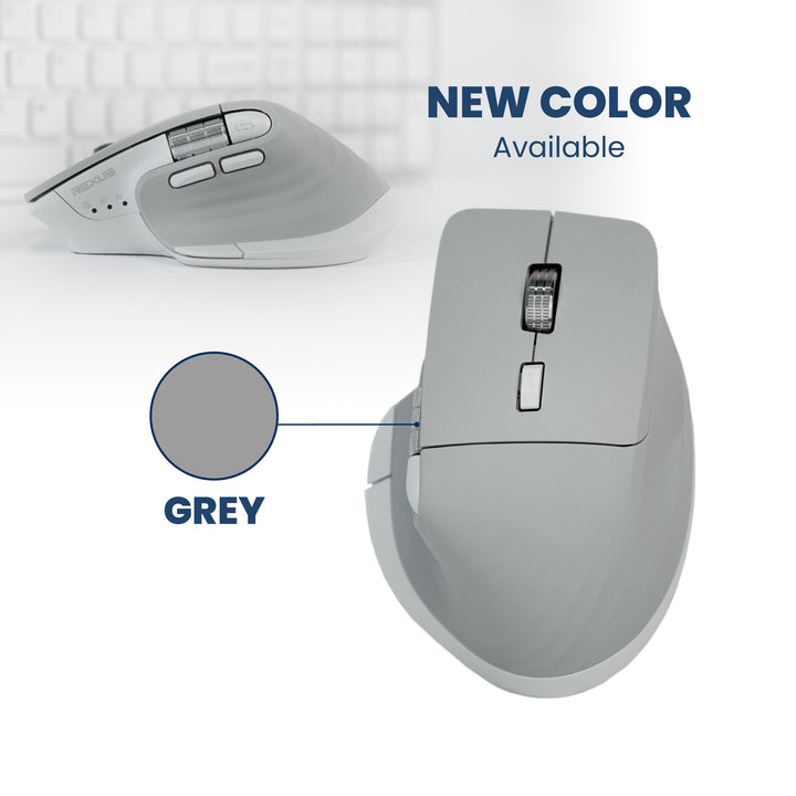 Rexus Flow QZ30 Mouse Office Wireless Ergonomic Silent Click - AeroSpi