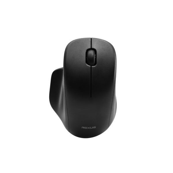 Rexus QB300 V2 Dual Mode Wireless Mouse Office Kantor - Ergonomic Shape Silent Click