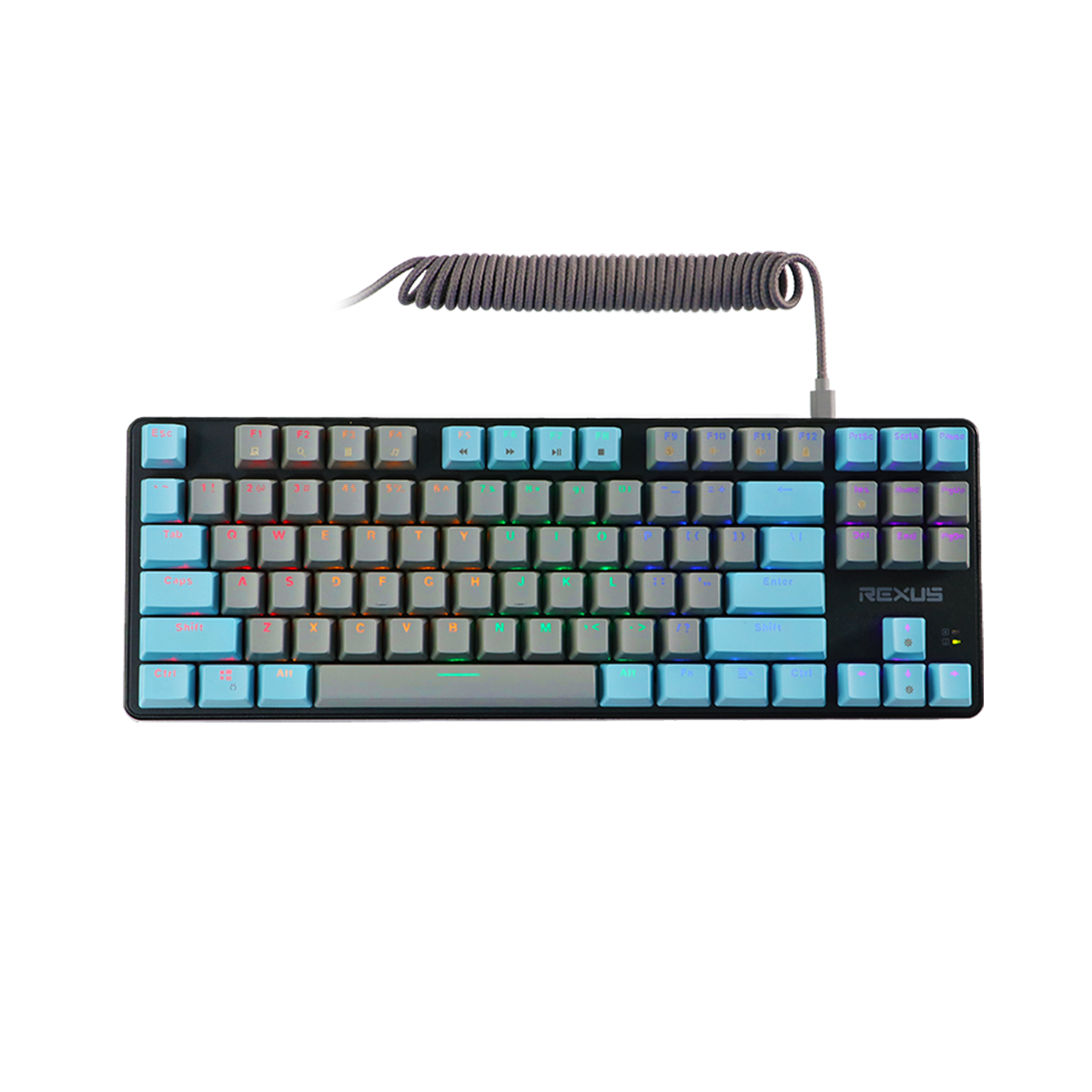 REXUS BUNDLE BTS 01 - KEYBOARD GAMING MX5.2 + KEYCAPS CHERRY PROFILE ...