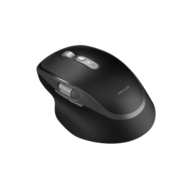 Rexus Flow QZ20 Mouse Office Wireless Ergonomic Silent Click - AeroSpin Wheel & Horizontal Scroll Mode