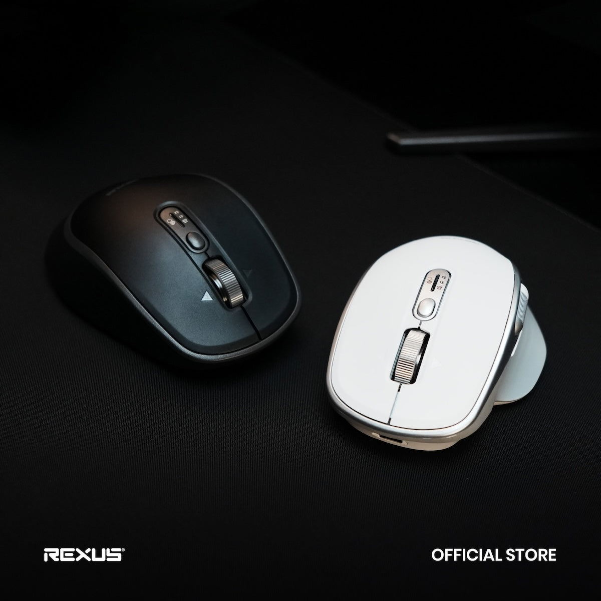 Rexus Flow QZ20 Mouse Office Wireless Ergonomic Silent Click - AeroSpi