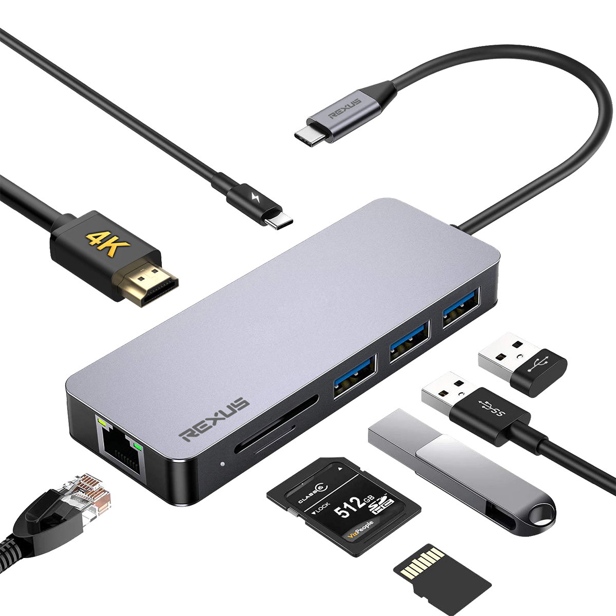 Rexus Converter USB RXT-801 8in1
