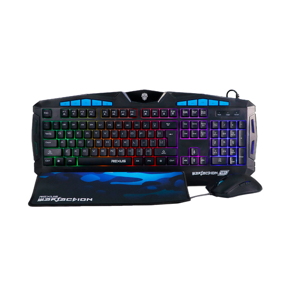 Rexus Keyboard Mouse Warfaction VR1 Combo