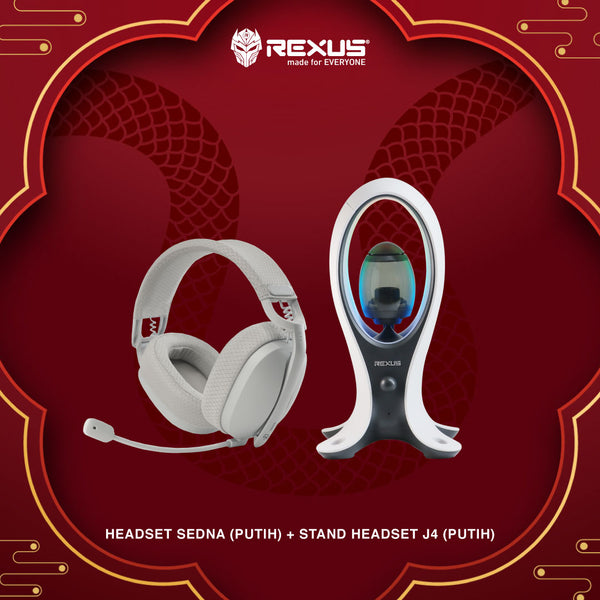 Rexus Bundle 04 - Headset Gaming + Stand RGB