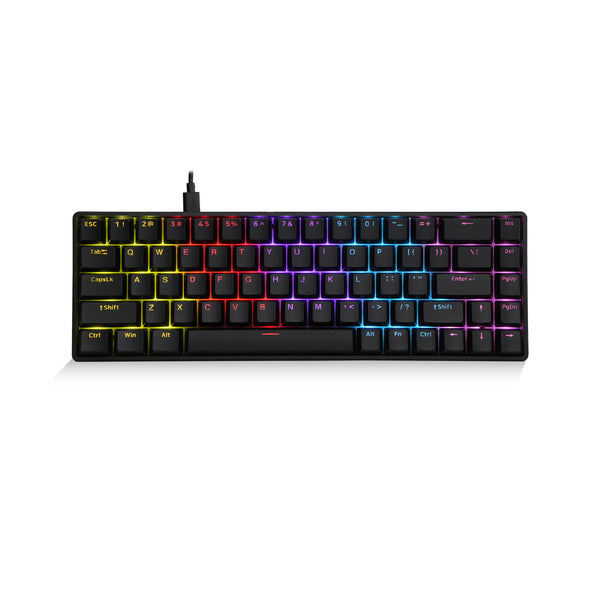 Rexus SH600 Keyboard Gaming Mechanical 65% Layout - Full Key Anti-Ghosting